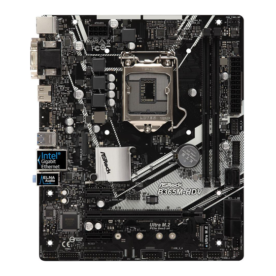 ASROCK B360M-HDV Manual Del Usuario
