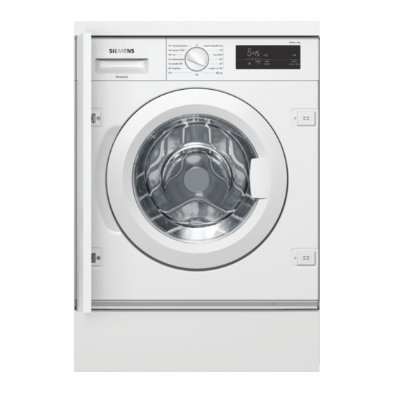 Siemens WI12W325ES Instrucciones De Uso E Instalación