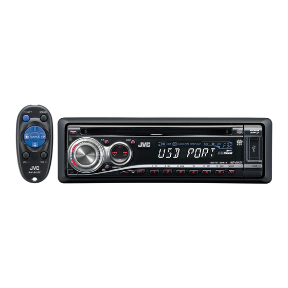 JVC KD-G632 Manual De Instalación/Conexion