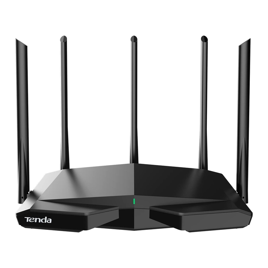 Manual de Tenda RX27 Pro, TX27 Pro | ManualsLib