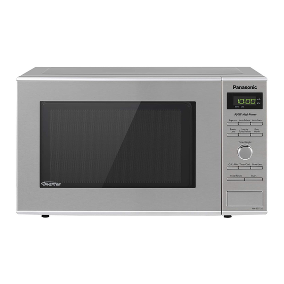 Panasonic NN-SD372S Instrucciones De Operación