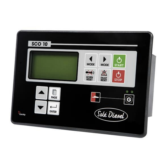 Sole Diesel SCO 10 Manual Del Operador
