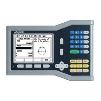 ACU-RITE VUE Manual De Referencia