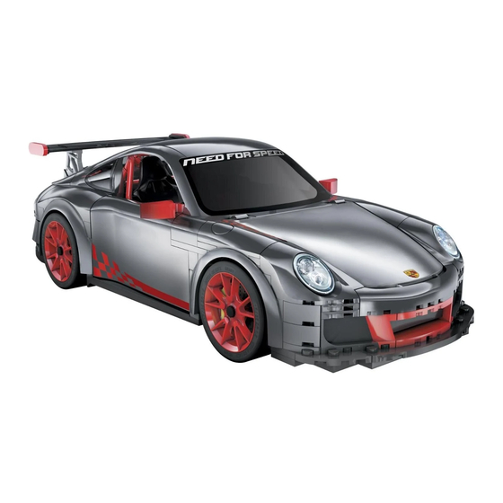 Mega Bloks NEED FOR SPEED Porsche 911 GT3 RS Guia De Inicio Rapido