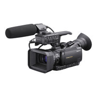 Sony nxcam HXR-NX70E Manual De Instrucciones