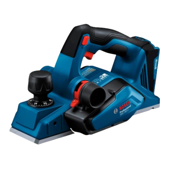 Bosch GHO 185-LI Professional Manual Original