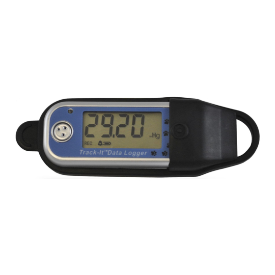 MONARCH INSTRUMENT Track-It USB Barometric/Altitude Logger Guia De Inicio Rapido