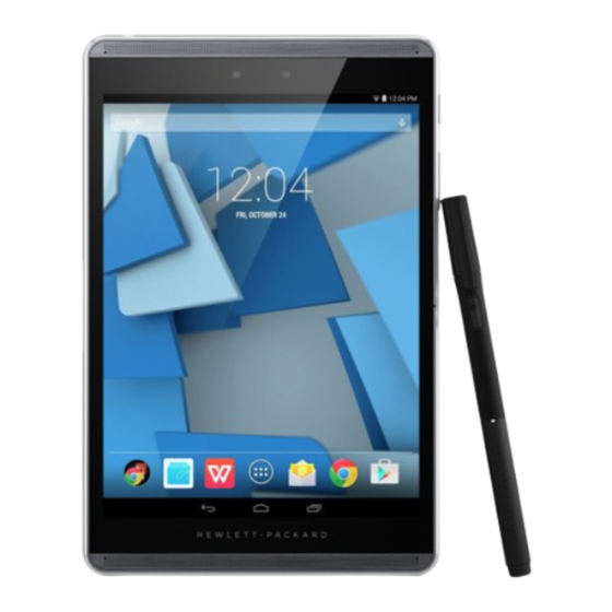 HP Slate 8 Pro Guia Del Usuario