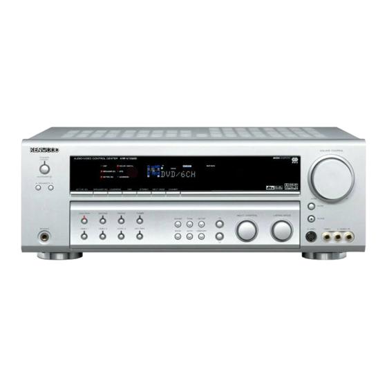 Kenwood KRF-V7090D Manual De Instrucciones