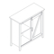 Muebles de Interior Alice's Home GALANT ICAB90 Instrucciones De Montaje