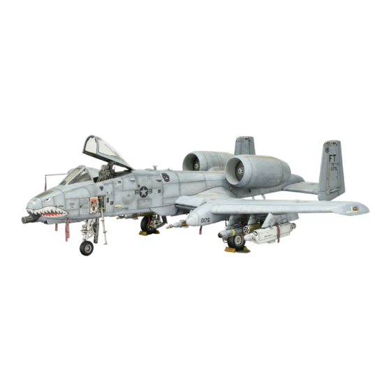 Italeri A-10C 'Blacksnakes' 2725 Instrucciones De Montaje