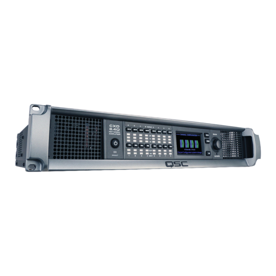QSC CXD-Q Serie Manual Del Usuario