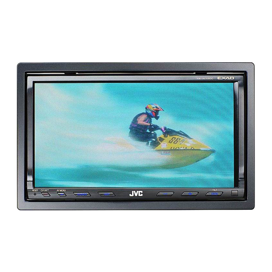 JVC KW-AVX800 Manual De Instalación/Conexion