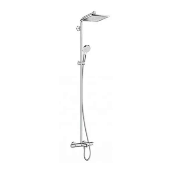 Hansgrohe Crometta S 240 1jet Showerpipe 27320 Serie Modo De Empleo / Instrucciones De Montoje