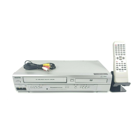 Sanyo DVW-7200 Manuales