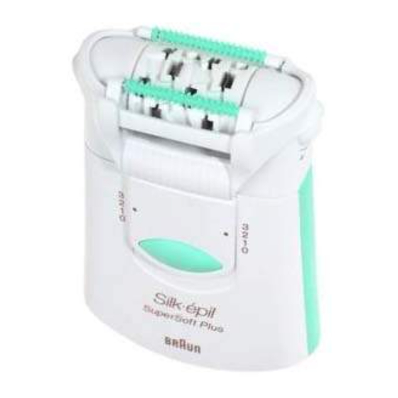 Braun Silk-épil SuperSoft Plus EE 1170 SD Manual De Instrucciones