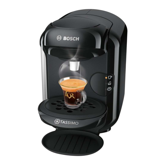 Bosch TASSIMO TAS1402 Manual