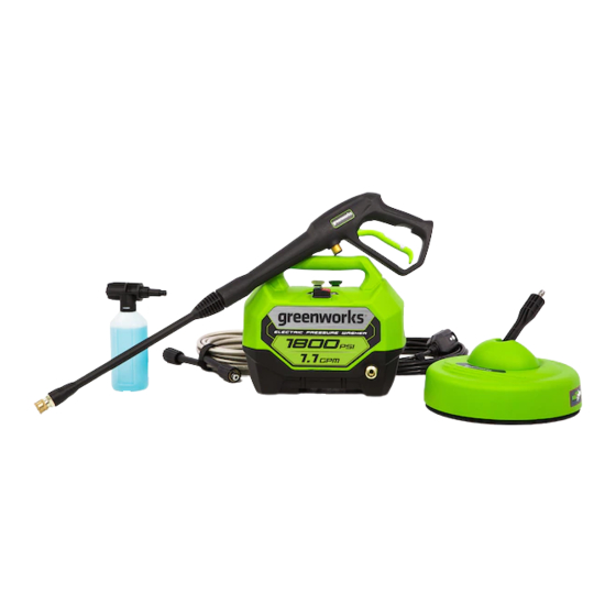 GreenWorks GPW1804CK Manual Del Operador