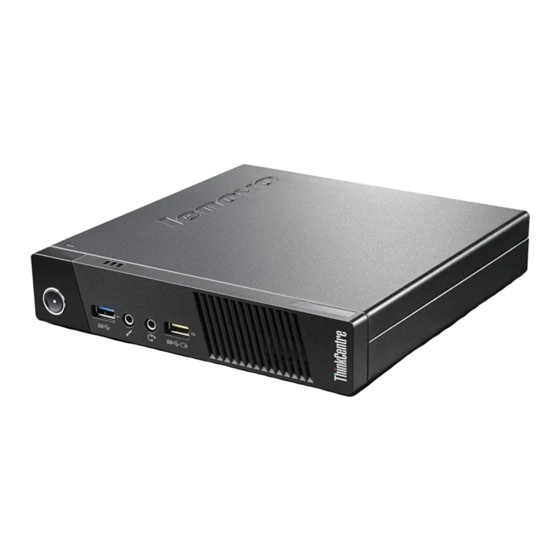Lenovo ThinkCentre M73 Guia Del Usuario