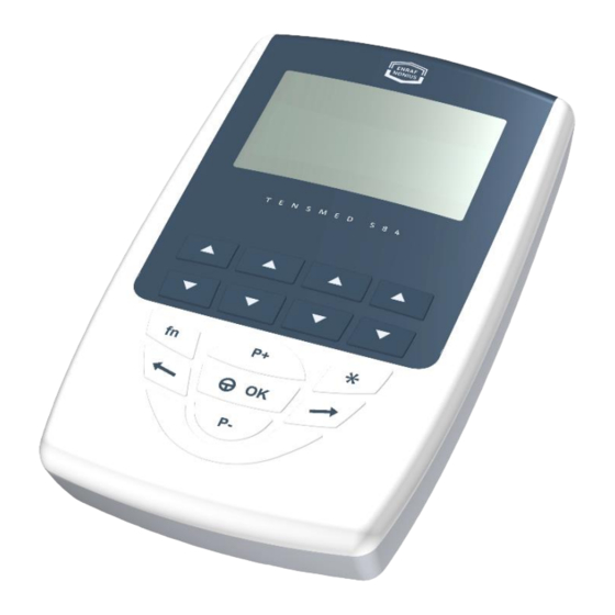 Enraf Nonius TENSMED S84 Instrucciones De Uso