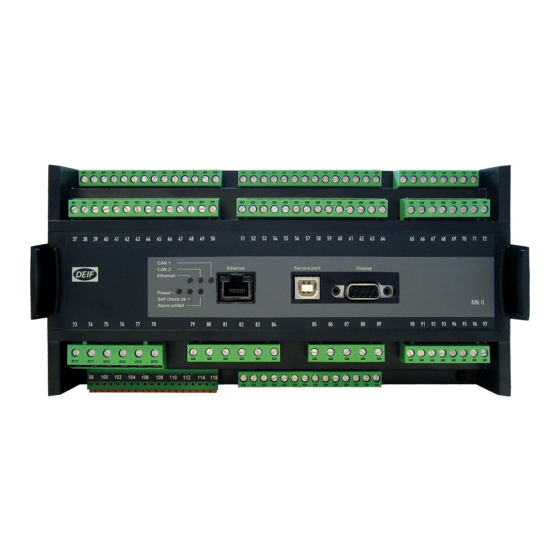 Deif AGC-4 Mk II Manual Del Operador