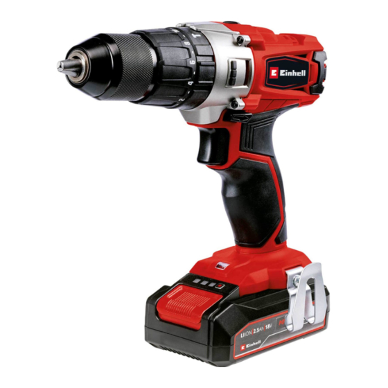 EINHELL TE-CD 18-2 Li-i 2B Manual De Instrucciones Original