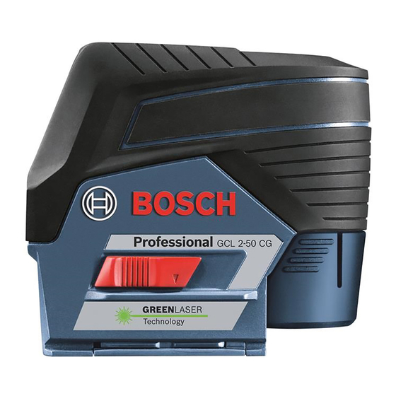 Bosch GCL Professional 2-50 CG Manual Original