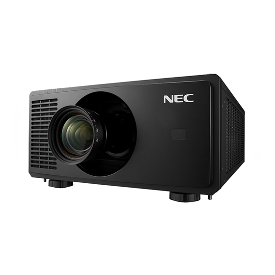 NEC PX2000UL Manual Del Usuario
