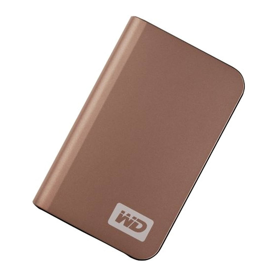 Western Digital My Passport Elite Manual Del Usuario