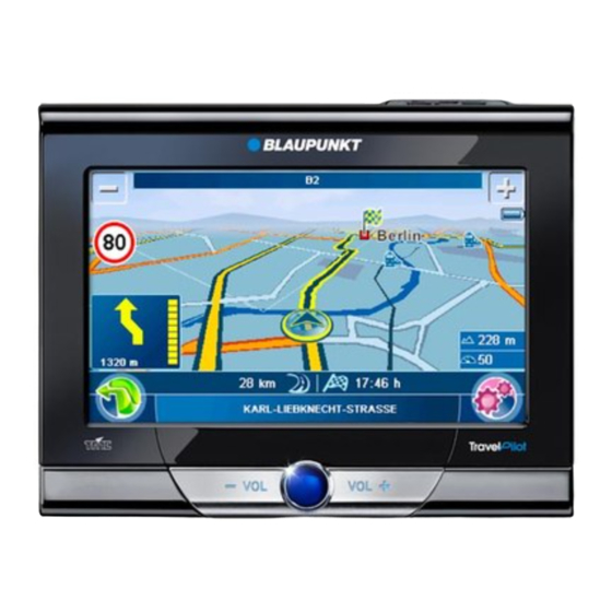 Blaupunkt TravelPilot Lucca 3.5 Instrucciones De Manejo