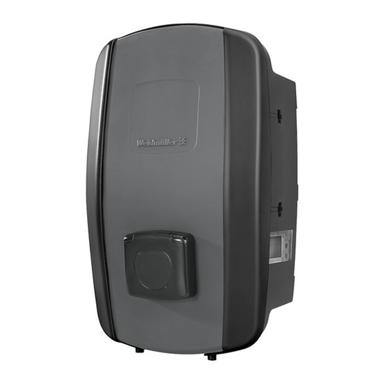 Weidmuller Wallbox AC SMART CH-W-S Serie Manuales