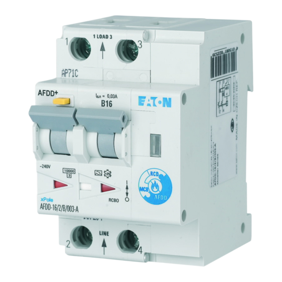 Eaton AFDD+ Instrucciones De Montaje