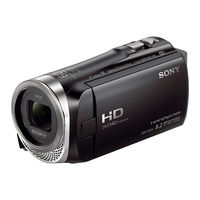 Sony Handycam HDR-CX485 Manual De Instrucciones