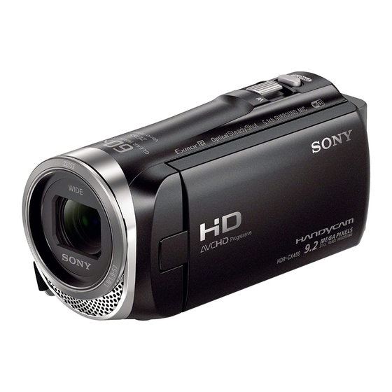 Sony Handycam Serie Manual De Instrucciones