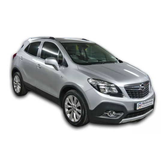 Opel Mokka 2015 Manual De Infoentretenimiento