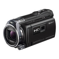 Sony Handycam HDR-PJ820E Manual De Instrucciones