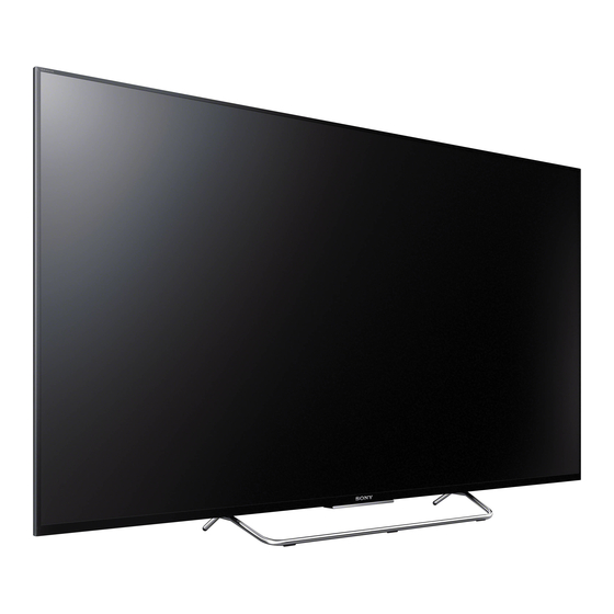 Sony BRAVIA KDL-55W800C Guía De Inicio