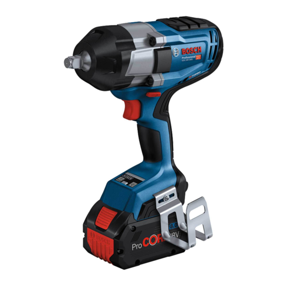 Bosch GDS Professional 18V-1000 Manuales