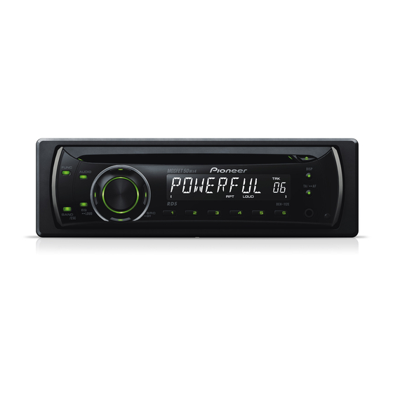 Pioneer DEH-112E Manual De Instrucciones