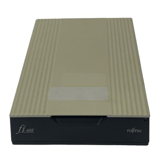 Fujitsu fi-60F Manual Del Usuario