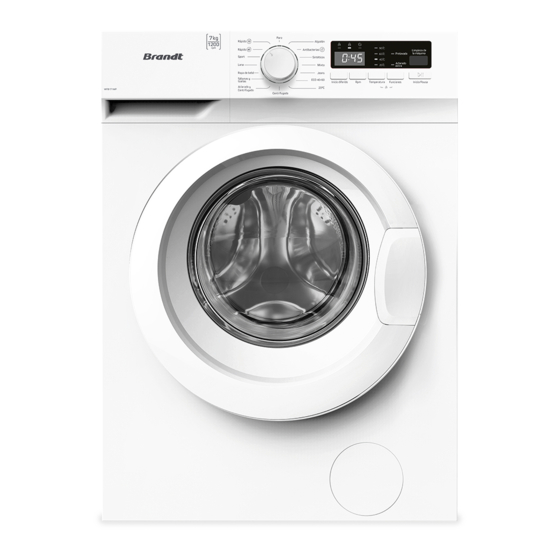 Brandt WFB171WP Manual De Instrucciones