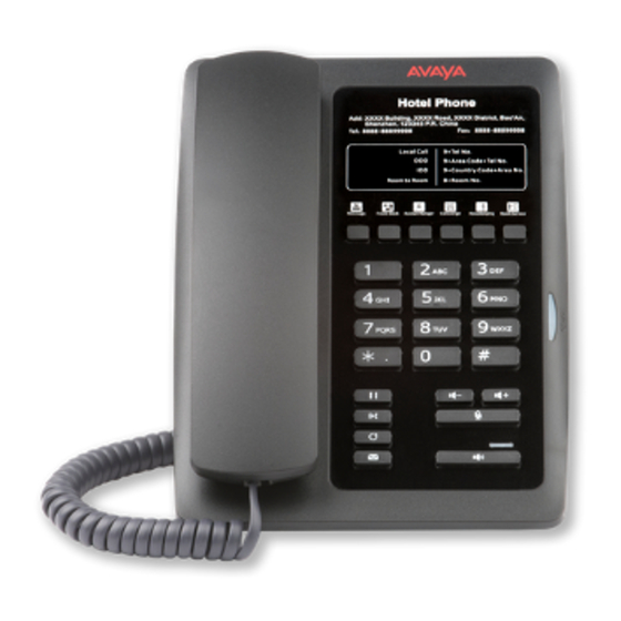 Avaya H239 Manual Del Usuario