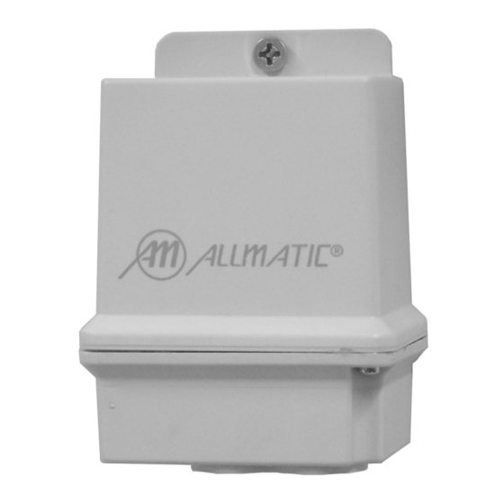 Allmatic MICRO CAP SENS Manual De Instrucciones