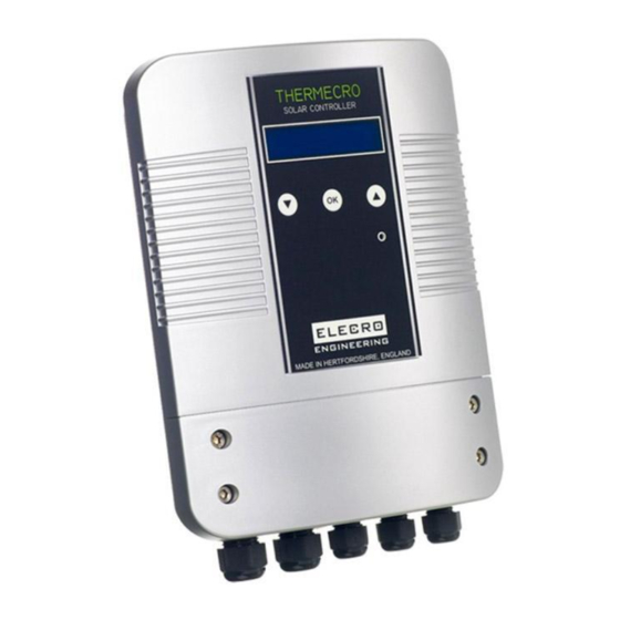 Elecro Engineering Thermecro Solar Manual De Instalación Y Funcionamiento