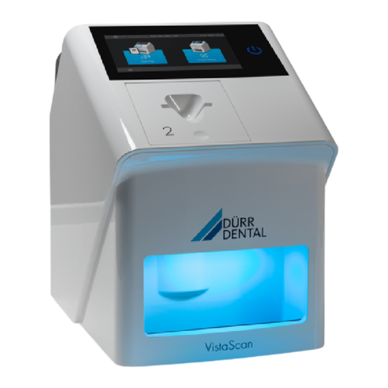 Durr Dental VistaScan Mini View 2.0 XPS07.2D Serie Instrucciones Para Montaje Y Uso