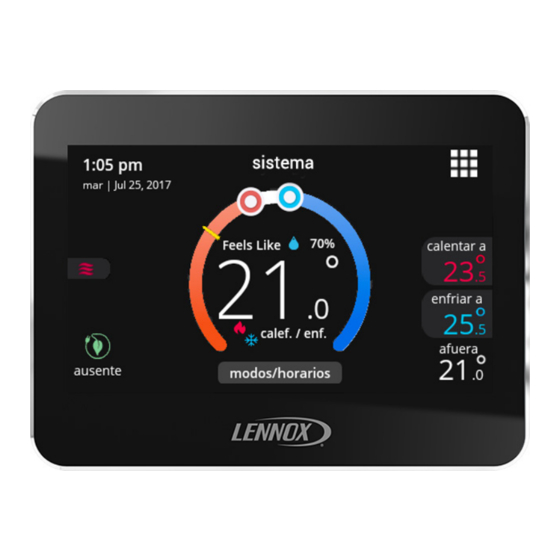 Lennox iComfort M30 Guia De Instalacion Y Configuración