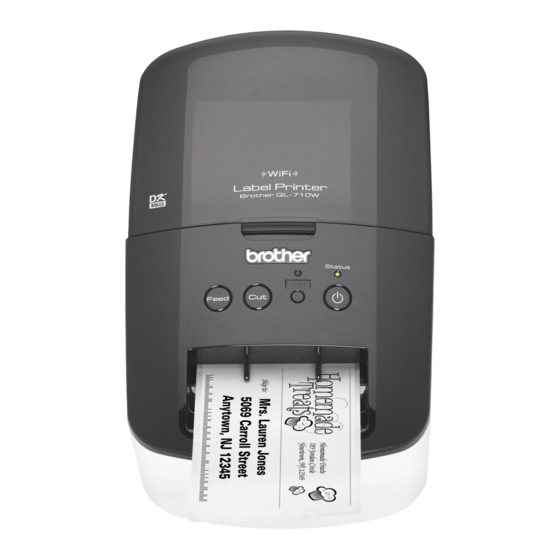 Brother QL-710W Guía De Configuración Rápida