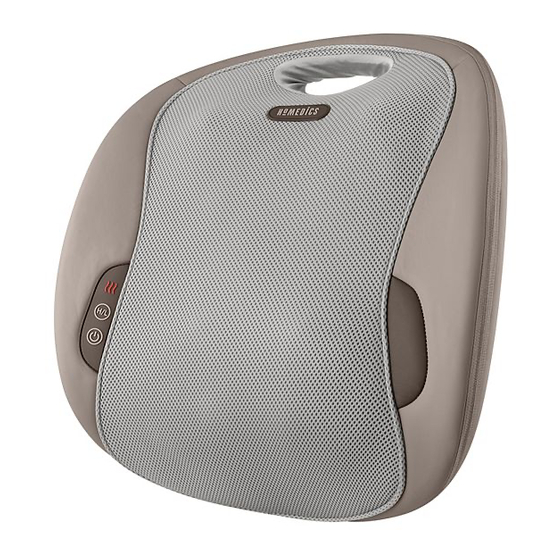 HoMedics MCSBK-350H Manual De Instrucciones E Información De Garantía