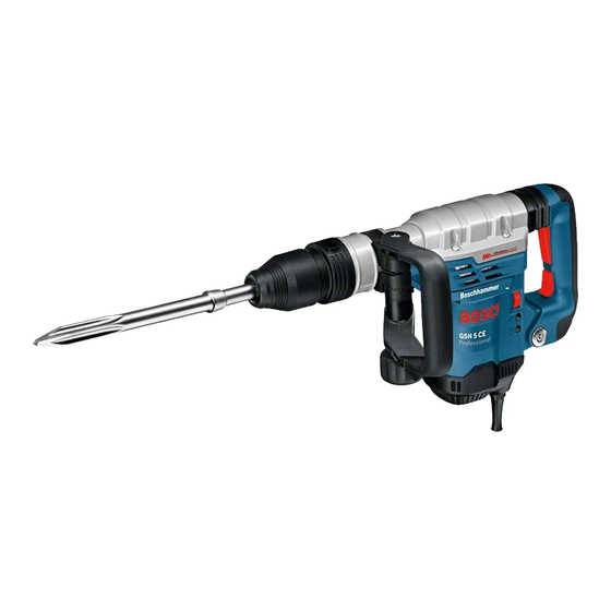 Bosch GSH 5 CE Professional Manual Original
