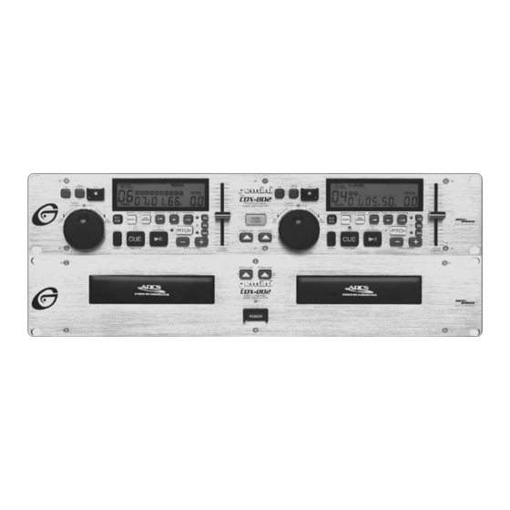 Gemini CDX-802 Manual Del Operador